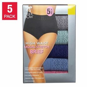 black bow underwear cotton